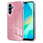 Funda COOL Glitter Rosa en silicona flexible para Samsung Galaxy A16 / A16 5G