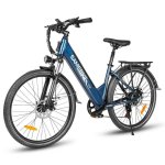 Bicicleta eléctrica Samebike RS-A01Pro-T 500W 36V 15Ah 50 km Azul