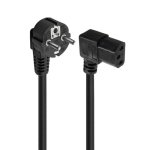 Cable de alimentación Ewent EC1910 Schuko a IEC C13 90° 1,8 m Negro