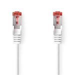 Cable Nedis CCGL85221WT05 Cat6 SFTP 0,5 m Blanc