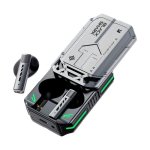 Auriculares Black Shark T11 inalámbricos Bluetooth 5.3 Gaming RGB Gris