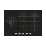 Encimera de gas Candy Essenza CDIV7GWLE4WB 60 cm 5 zonas Vidrio templado Negro