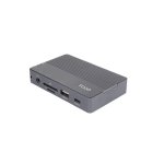 Caja PC TooQ TQE-2242G M.2 Aluminium Gris avec HUB USB-C 10 en 1