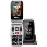 Avizar TEL-V202-BK 4G Téléphone pliable double écran Noir