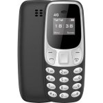 Avizar TEL-BM10 4G 0,66" Dual SIM Bluetooth Nero con Cinturino