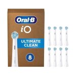 Testine di Ricambio Oral-B iO Ultimate Clean 8 Unità Bianche