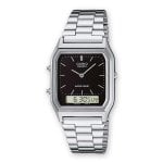 Reloj Casio Vintage Unisex Cuarzo A prueba de agua con Cronógrafo