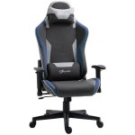 Sedia Da Gaming Recl inabile Aosom 150 degres Tessuto effetto lino Grigio