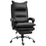 Sedia Ufficio Ergonomica Reclinabile Aosom 155 deg Poggiapiedi