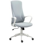 Sedia Da Ufficio Ergonomica Aosom Altezza Regolabile Inclinazione 62x56x110-119,5 Cm