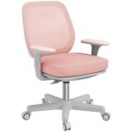 Sedia Da Ufficio Ergonomica Aosom Rosa