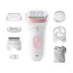 Épilateur Électrique Braun Silk-épil 7 SE7-060 sans Fil 40 Pinces Wet & Dry