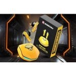 Écouteurs Hasbro Transformers TF-T10 sans fil Bluetooth 5.4, ANC, IPX5, jaune