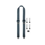 Sangle Peak Design Slide Lite bleu vegan cuir pour appareil photo 145 cm