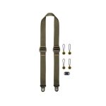 Kameragurt Peak Design Slide Lite Veganes Leder Grün 145 cm
