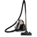 Aspirateur sans Sac Domo DO7297S 700W HEPA 13 2,5L Noir/Doré