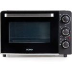 Mini Four Domo DO807GO Nettoyage Manuel 20L 1300W Minuterie Noir