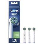Recargas Escovas Dentes Oral-B Pro Cross Action 3 Unidades Filamentos em X