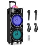 Altavoces Fenton Bluetooth portátiles 300W con karaoke y batería integrada