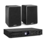 Altavoces Fenton HiFi Bluetooth 200W con CD, radio DAB+ y USB