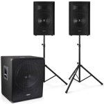 Altavoces Vonyx 2.1 Set Completo Directo 1600W con subwoofer activo