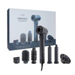 Secador de Cabelo Profissional Iónico Italian Design X7 Pro 1300W 4 Temperaturas 3 Velocidades 7 Acessórios