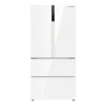 Frigorífico Cuatro Puertas Aspes AFF18800ENFIDB No Frost 183cm 510L E Blanco Cristal Táctil