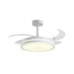 Deckenventilator mit Licht Bel Air Rodas Mini 96W 91cm 6 Stufen Einklappbare Flügel Fernbedienung