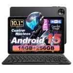 Tablet AMDEVPRO K30 WiFi 10,1" 18GB 256GB Negro con Teclado
