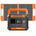 Estação de energia Flashfish P66a 144,3Wh 200W 5 portas USB e LED integrada