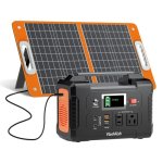 Station d’énergie Flashfish E200 408Wh 2 ports AC 2 ports DC 3 ports USB Chargeur solaire