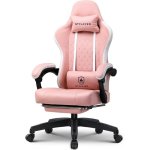 Sedia da gioco GTPLAYER Ergonomica con poggiapiedi Rosa
