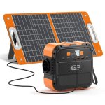 Station d’énergie Flashfish A101 98Wh 6 ports AC/DC/USB Li-ion Panneau solaire 60W