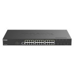 Conmutador de red gestionado D-Link DGS-1250-28XP 24 puertos Gigabit 4 SFP+ PoE