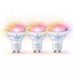 Bombilla inteligente WiZ GU10 50W LED RGB 3 unidades Wi-Fi/Bluetooth