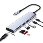 Hub USB-C Dam Electronics 7 en 1 – HDMI 4K60, PD 100W