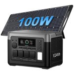 Estación de energía Oukitel P1000E Plus 1024Wh 4 puertos AC y USB Batería LiFePO4 Panel solar compatible