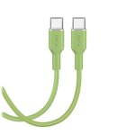 Cable USB-C PURO 1,5 m USB-C a USB-C Power Delivery 25W Verde