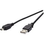 Cavo USB Vivanco VVITUSBMINI18MMK 1,8 m USB A a Mini-B