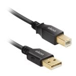 Kabel EKON USB A-B 5 m USB 2.0 Schwarz