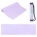 Esterilla de yoga Spokey Mandala TPE antideslizante púrpura 183x61x0,4 cm