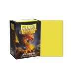 Protege-cartes Asmodee Lightning Jaune 100 pieces