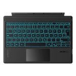 Teclado Inateck KB02027 inalámbrico con touchpad QWERTZ y retroiluminación