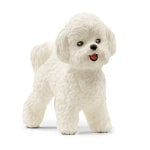 Figurine jouet SCHLEICH 13963 chien de ferme blanc