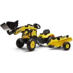 Tractopelle a pedales Falk Komatsu 2076M Pelle articulee Remorque Klaxon