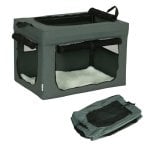 Trasportino Per Cani Mini E Gatti Aosom 60x42x42 cm Grigio