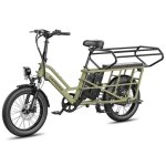 Bicicleta eléctrica Fafrees FF20 CUV Asiento Doble Infantil 24 Ah