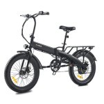 Bicicleta Eléctrica Kaisda K2c Motor 250W Batería 36V 10.4Ah Neumáticos 20" Plegable