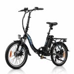 Bicicleta eléctrica plegable Kaisda K7 250W 20" batería 36V 13Ah