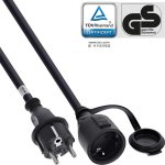 Multipresa InLine 16003S 3 m 16 A IP44 con protezione tattile e cavo gomma